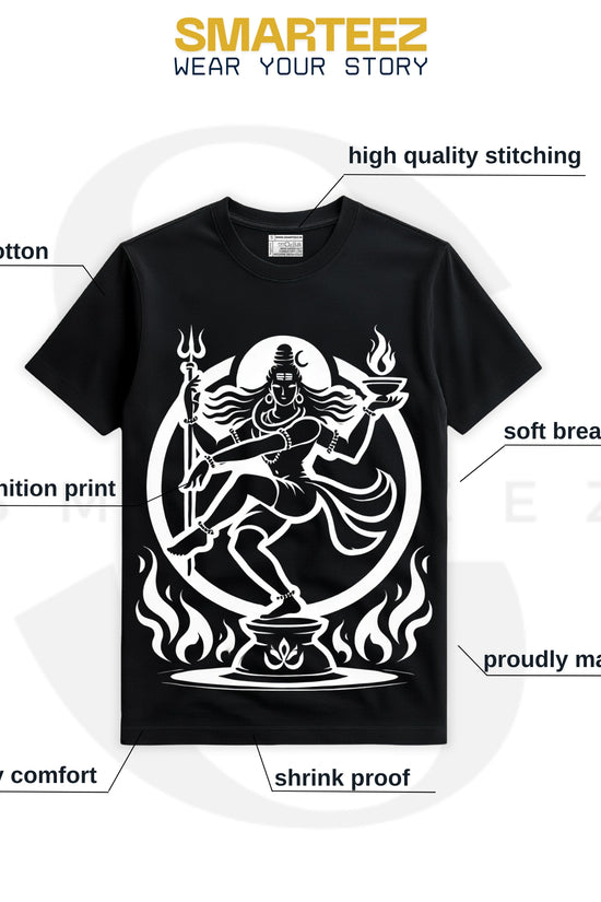 Nataraja Graphic T-Shirt - An Artist's Depiction