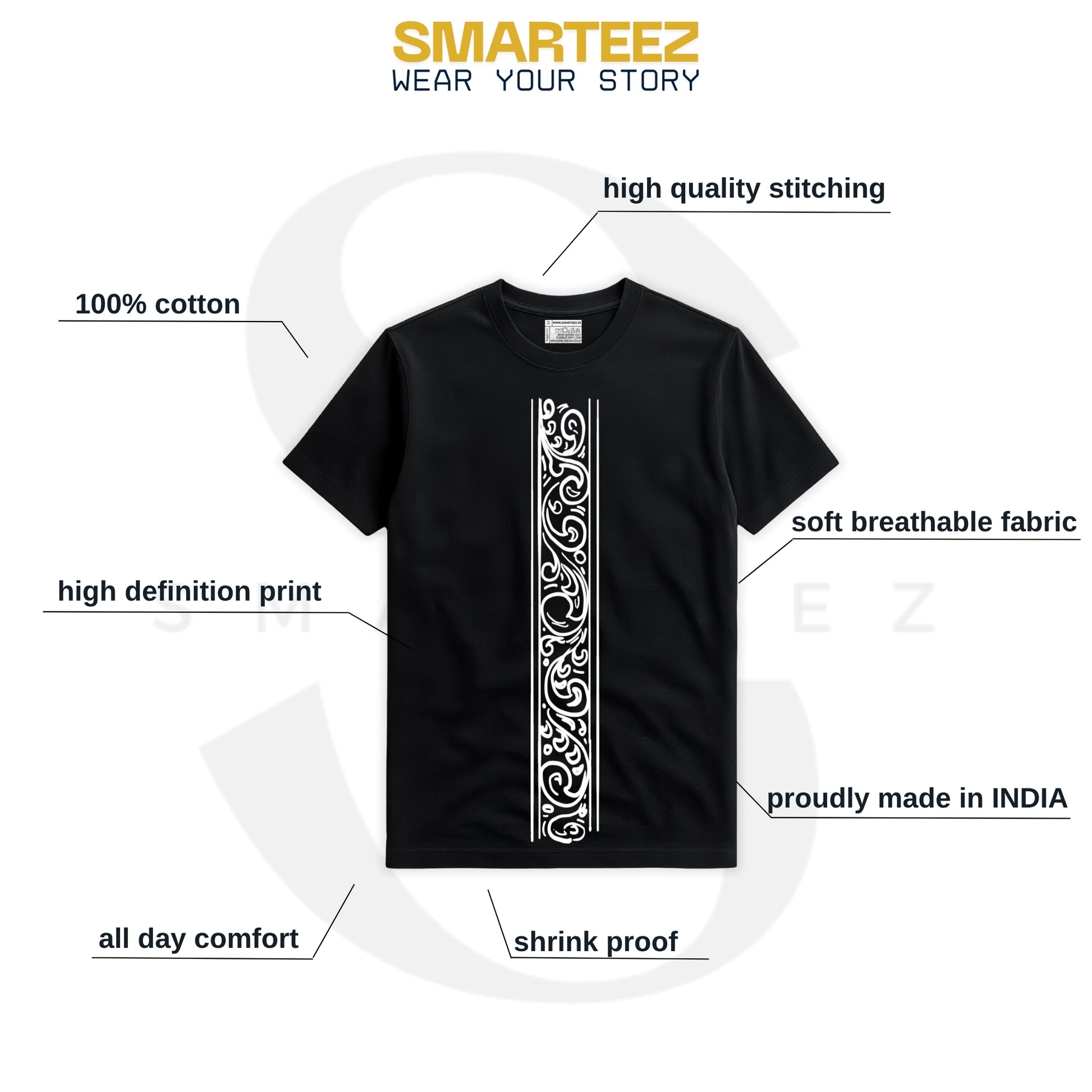 Nokshi Bengali Graphic TShirt (Unisex)