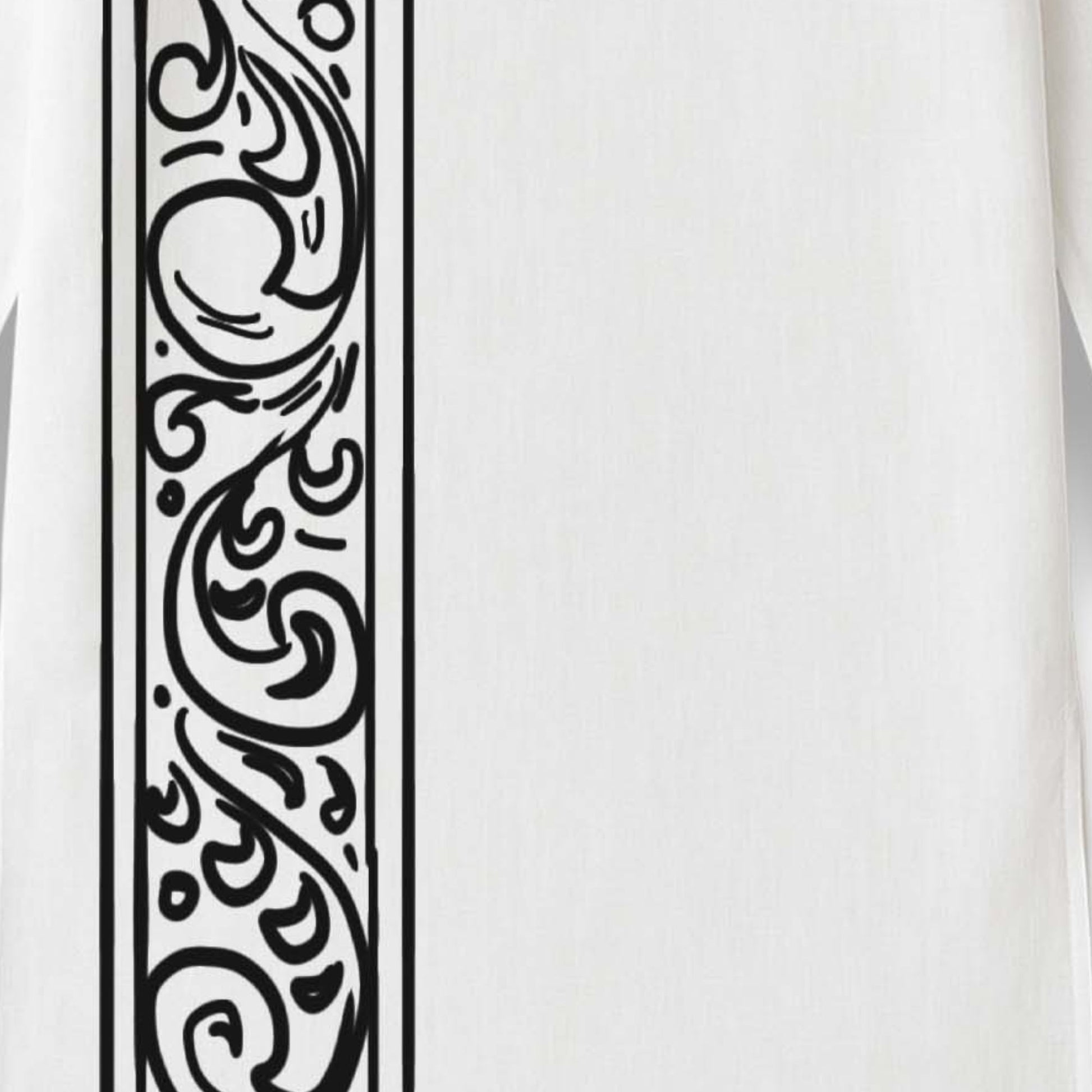 Nokshi Kotha – White Bengali Cotton Kurta for Men
