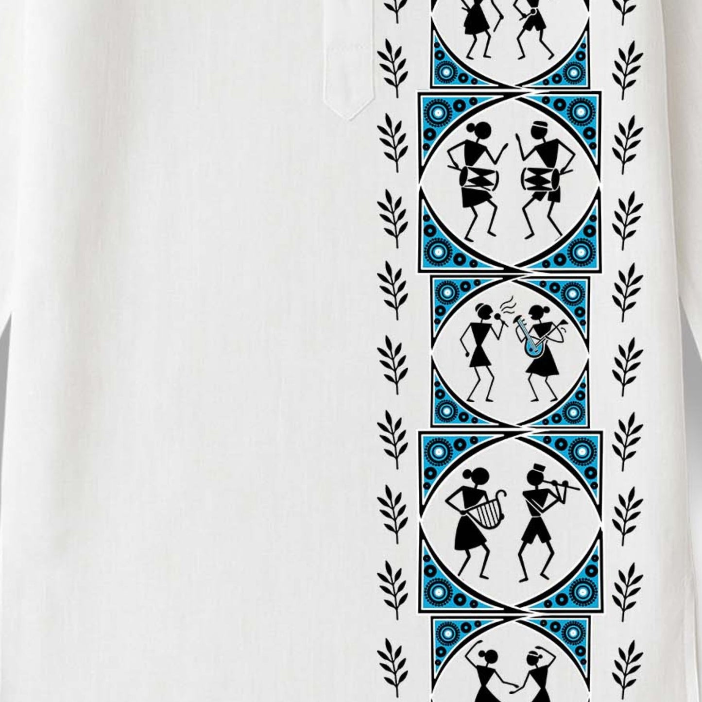 Nritya – Warli Folk Art Kurta for Men