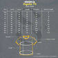Size chart for Durga Puja T-shirt in regular fit, showing detailed garment measurements for chest, waist, length, shoulder, and sleeves.