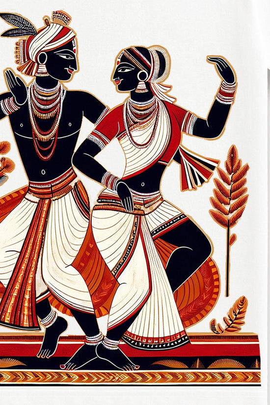 Patachitra T-Shirt - Folk Dance