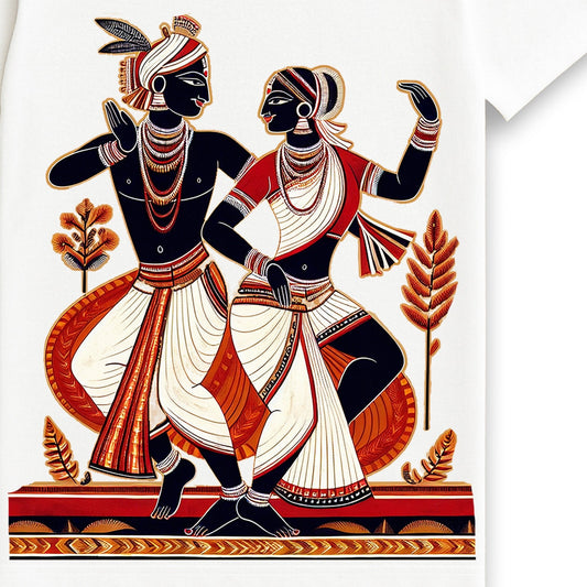 Patachitra T-Shirt - Folk Dance