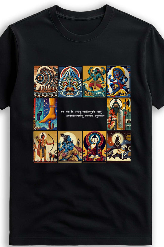 Patachitra T-Shirt - Dashavatar