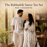 The Rabindrik Saree-Tee Set