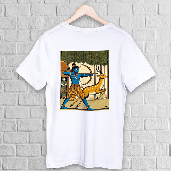 Ramayana T-Shirt - Bengali Patachitra Art
