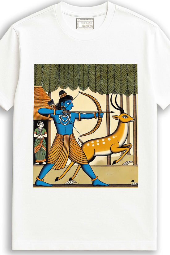 Ramayana T-Shirt - Bengali Patachitra Art