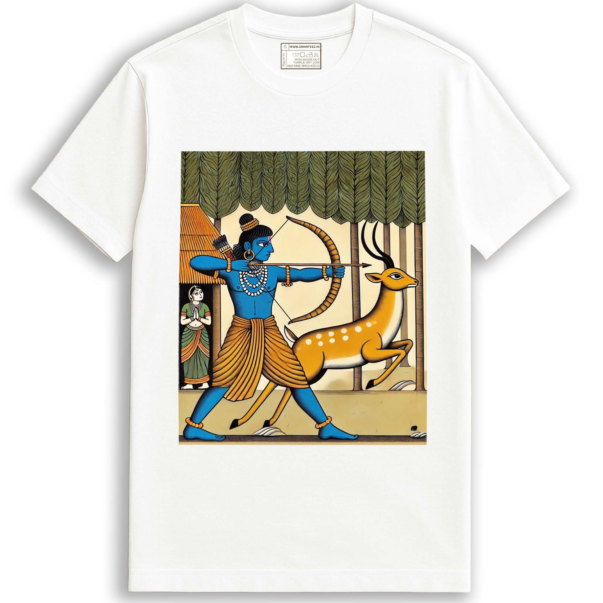 Ramayana T-Shirt - Bengali Patachitra Art