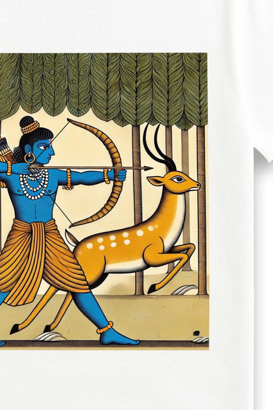 Ramayana T-Shirt - Bengali Patachitra Art