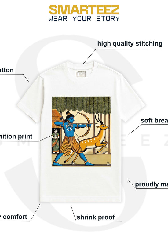 Ramayana T-Shirt - Bengali Patachitra Art