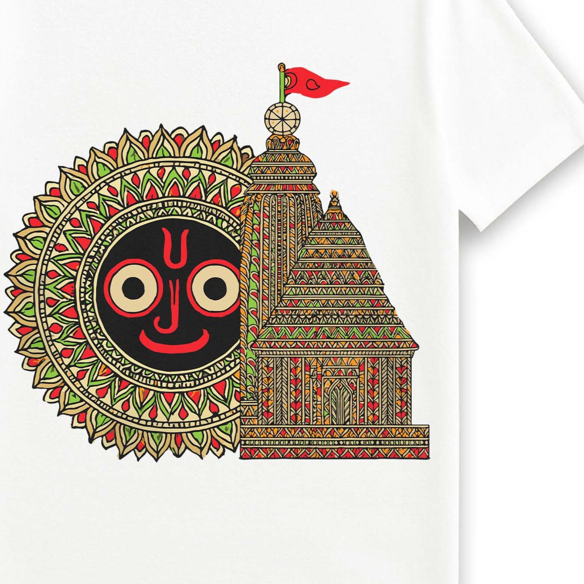 Puri Jagannath Temple T-Shirt – Rath Yatra Heritage Design