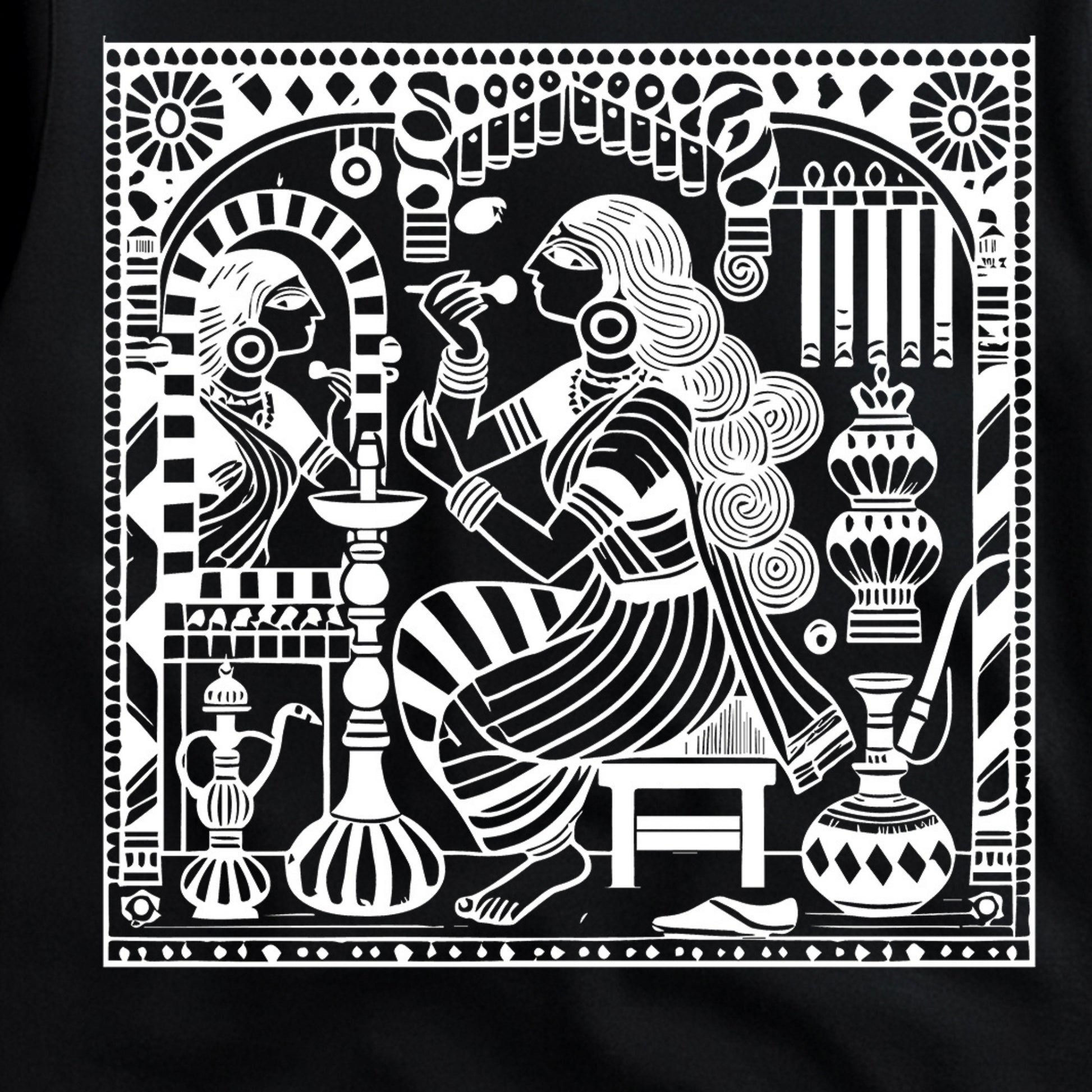 Sayam Sringar | Kalighat Patachitra Style T-Shirt