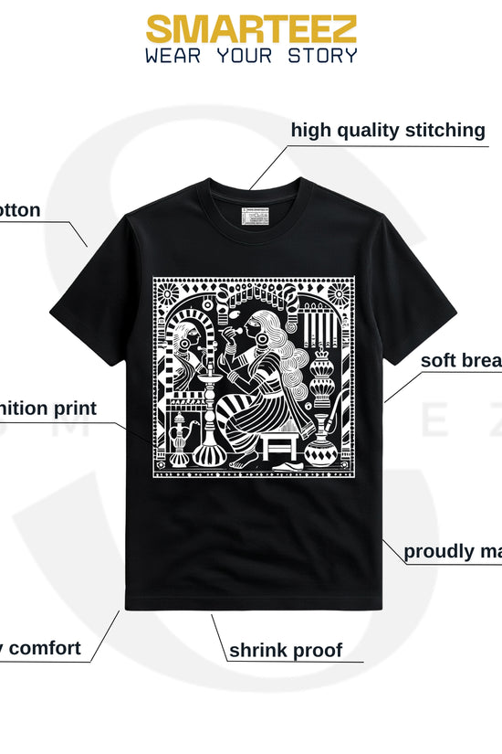 Sayam Sringar | Kalighat Patachitra Style T-Shirt