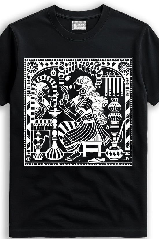 Sayam Sringar | Kalighat Patachitra Style T-Shirt