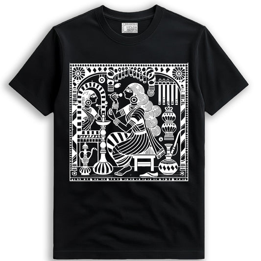 Sayam Sringar | Kalighat Patachitra Style T-Shirt