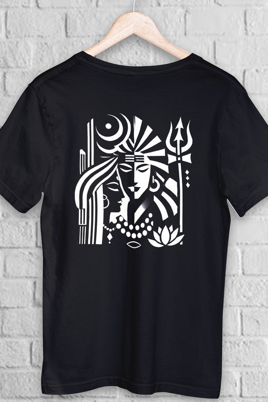 Shiva-Sakti Graphic T-Shirt for Men and Women (Unisex)