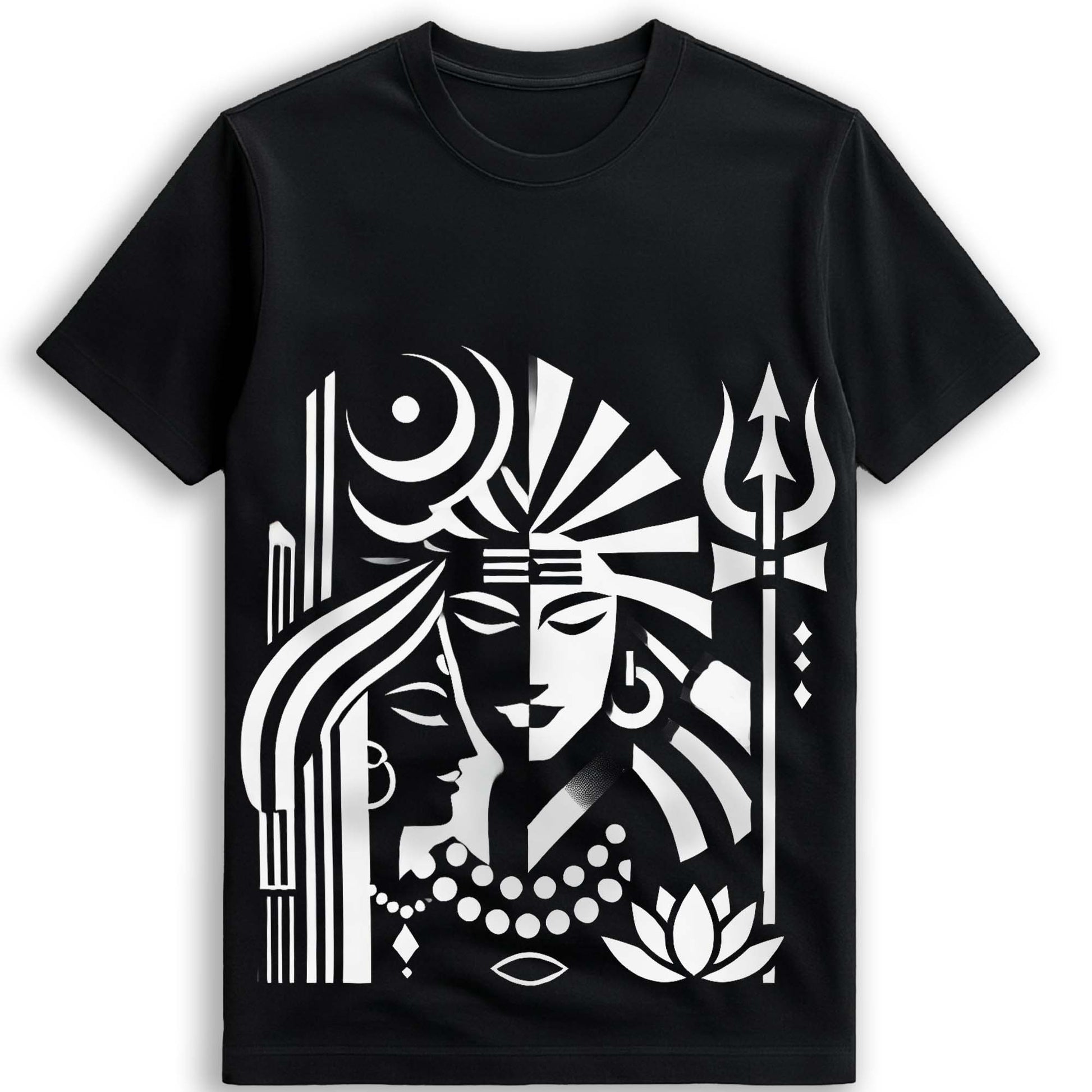 Shiva-Sakti Graphic T-Shirt for Men and Women (Unisex)