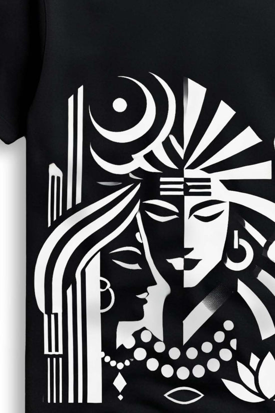 Shiva-Sakti Graphic T-Shirt for Men and Women (Unisex)