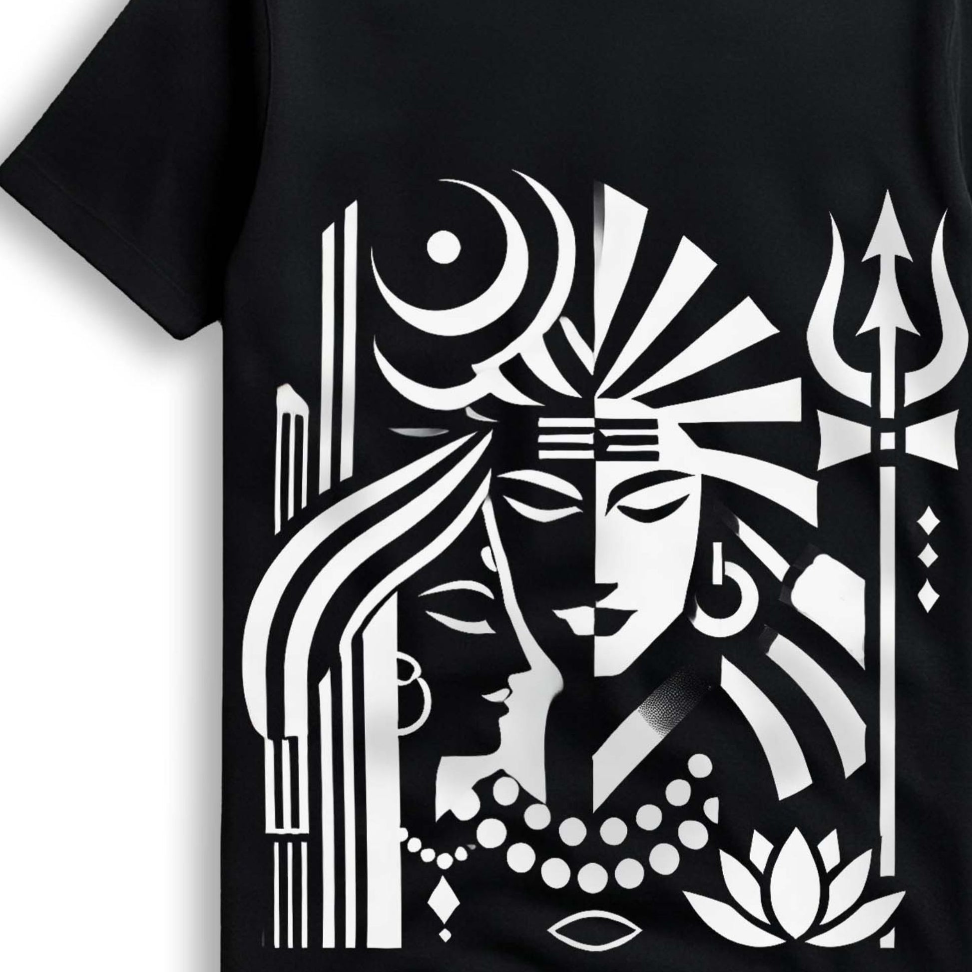 Shiva-Sakti Graphic T-Shirt for Men and Women (Unisex)
