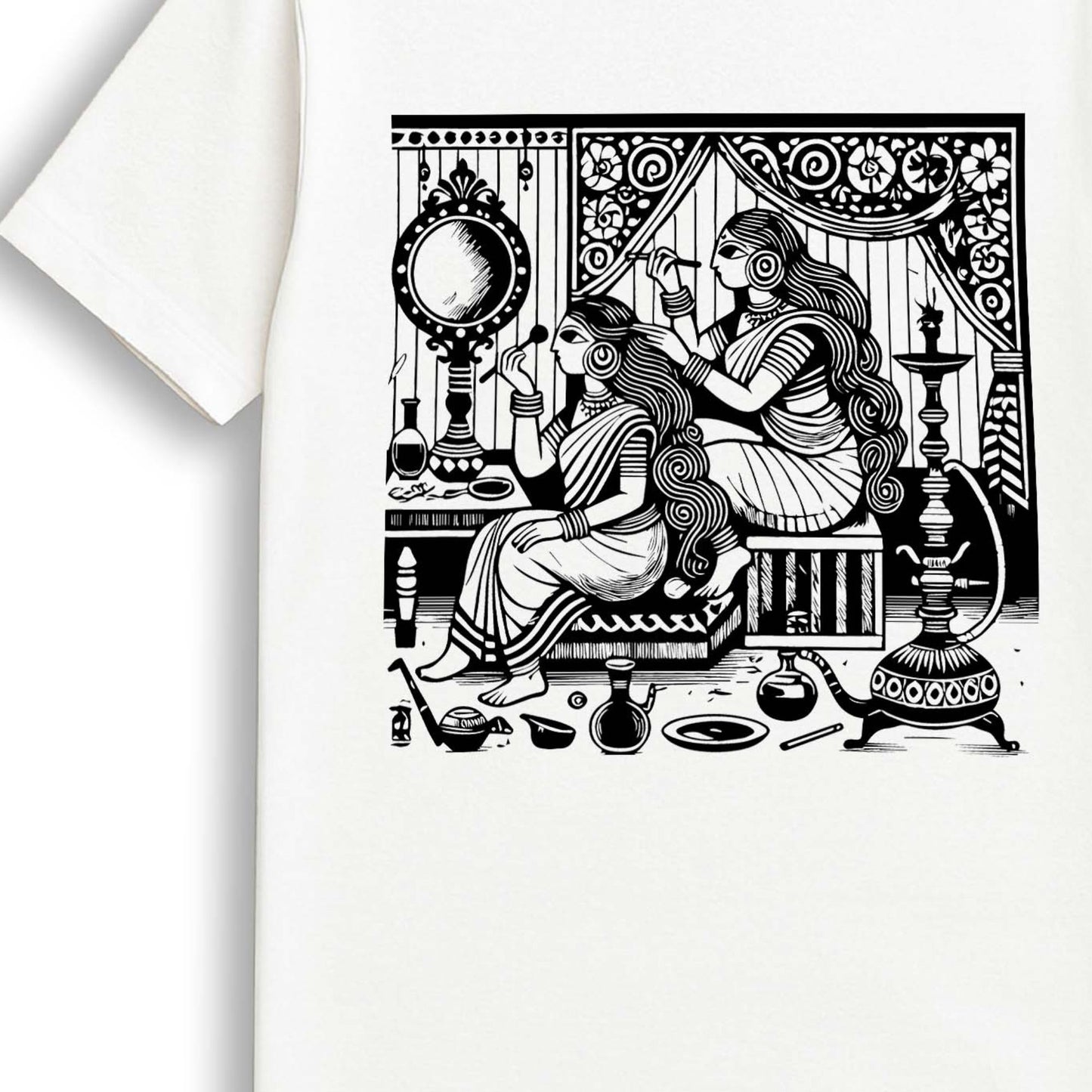 Sringar | Kalighat Patachitra Style T-Shirt
