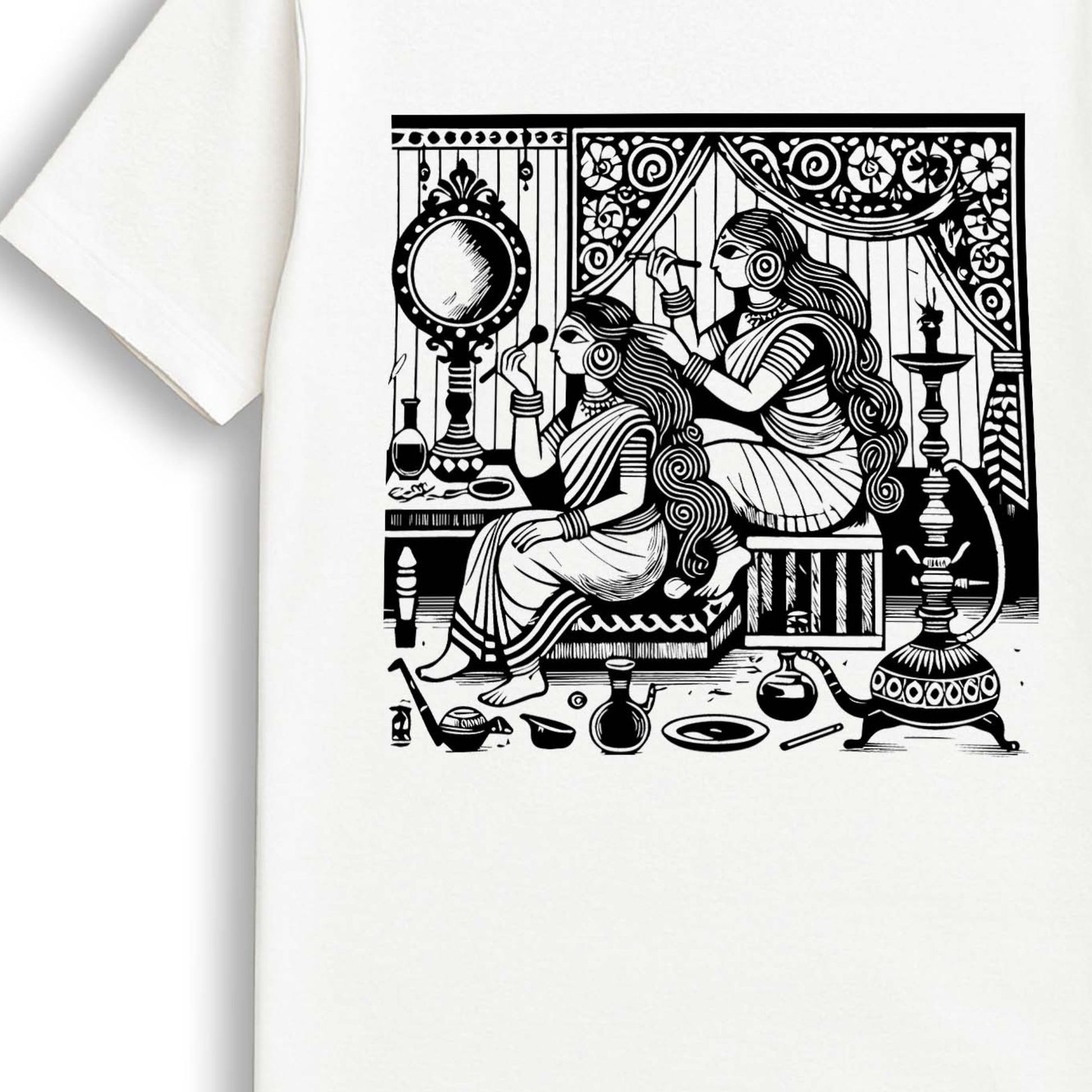 Sringar | Kalighat Patachitra Style T-Shirt