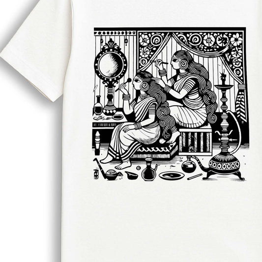 Sringar | Kalighat Patachitra Style T-Shirt