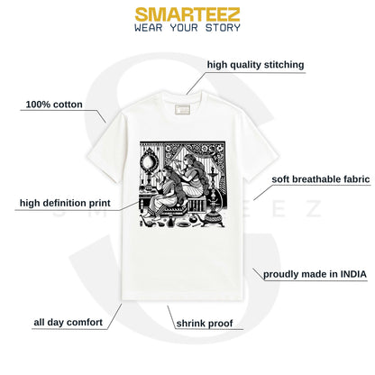 Sringar | Kalighat Patachitra Style T-Shirt