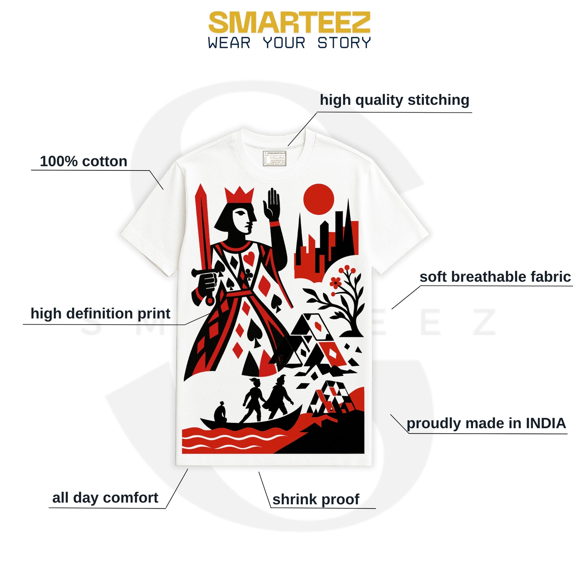 Tasher Desh – Bengali T-Shirt Based on Tagore’s Iconic Play