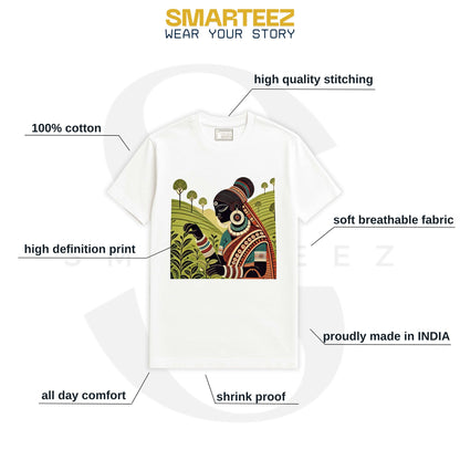 Patachitra T-Shirt - The Tribal Plucker