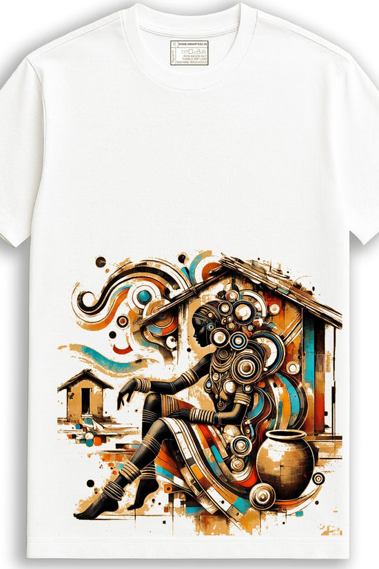 Tribal Muse - Abstract Graphic T-Shirt (Unisex Fit)