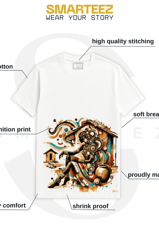 Tribal Muse - Abstract Graphic T-Shirt (Unisex Fit)