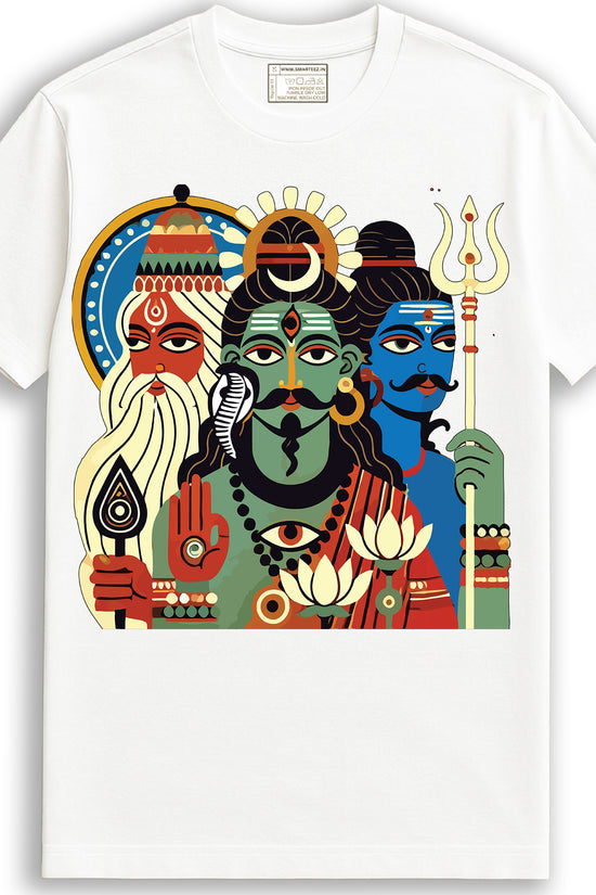 Tridev – Bengali Patachitra Inspired Heritage Edition T-Shirt
