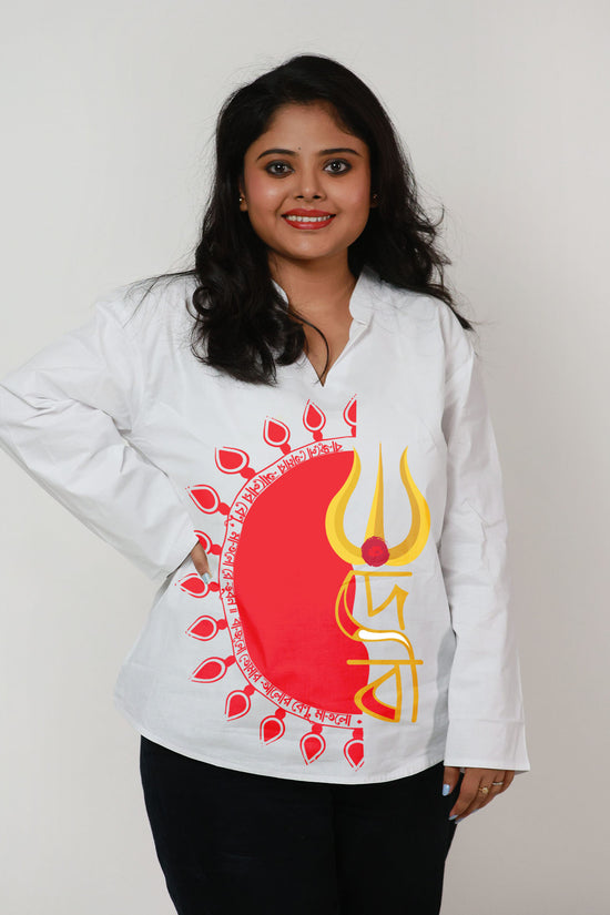 Debi – Graphic Printed Cotton Kurti for Women