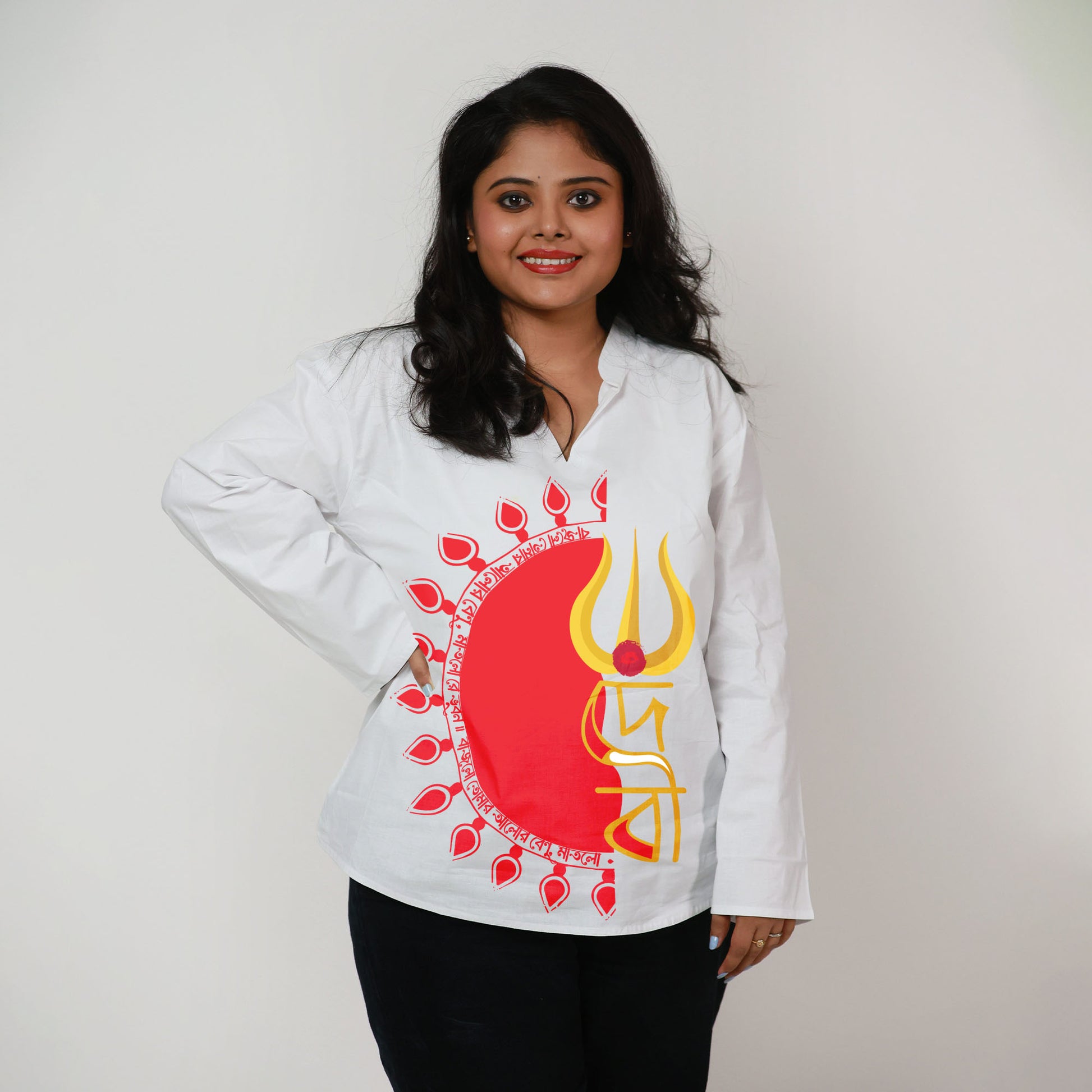 Debi – Graphic Printed Cotton Kurti for Women