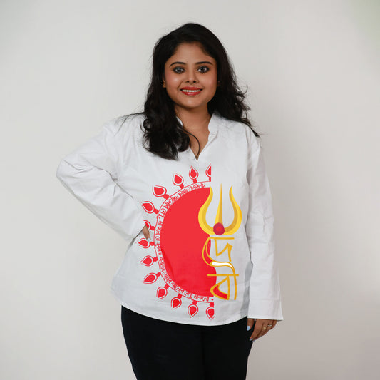 Debi – Graphic Printed Cotton Kurti for Women