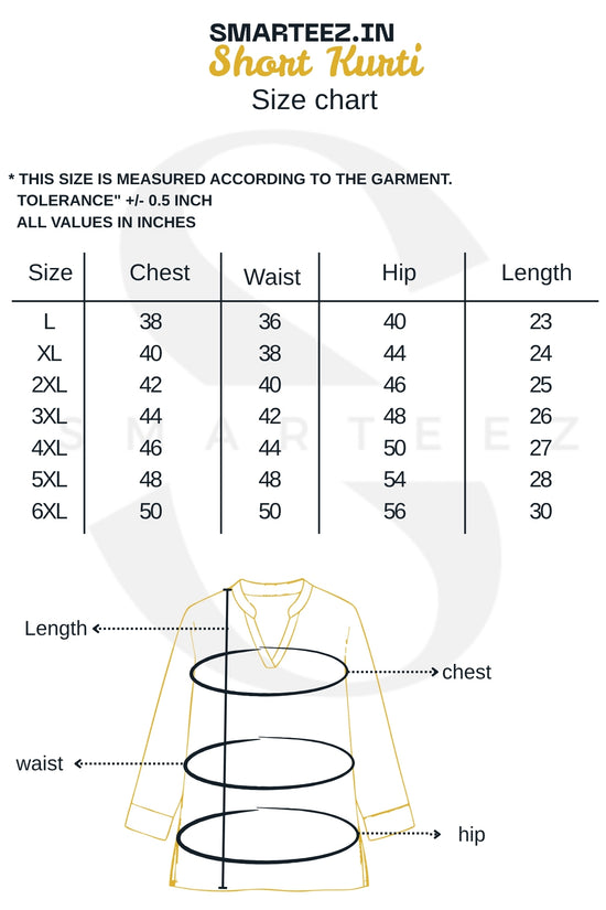 Harmony of Nature: Bengali Folk Art Kurti for Women